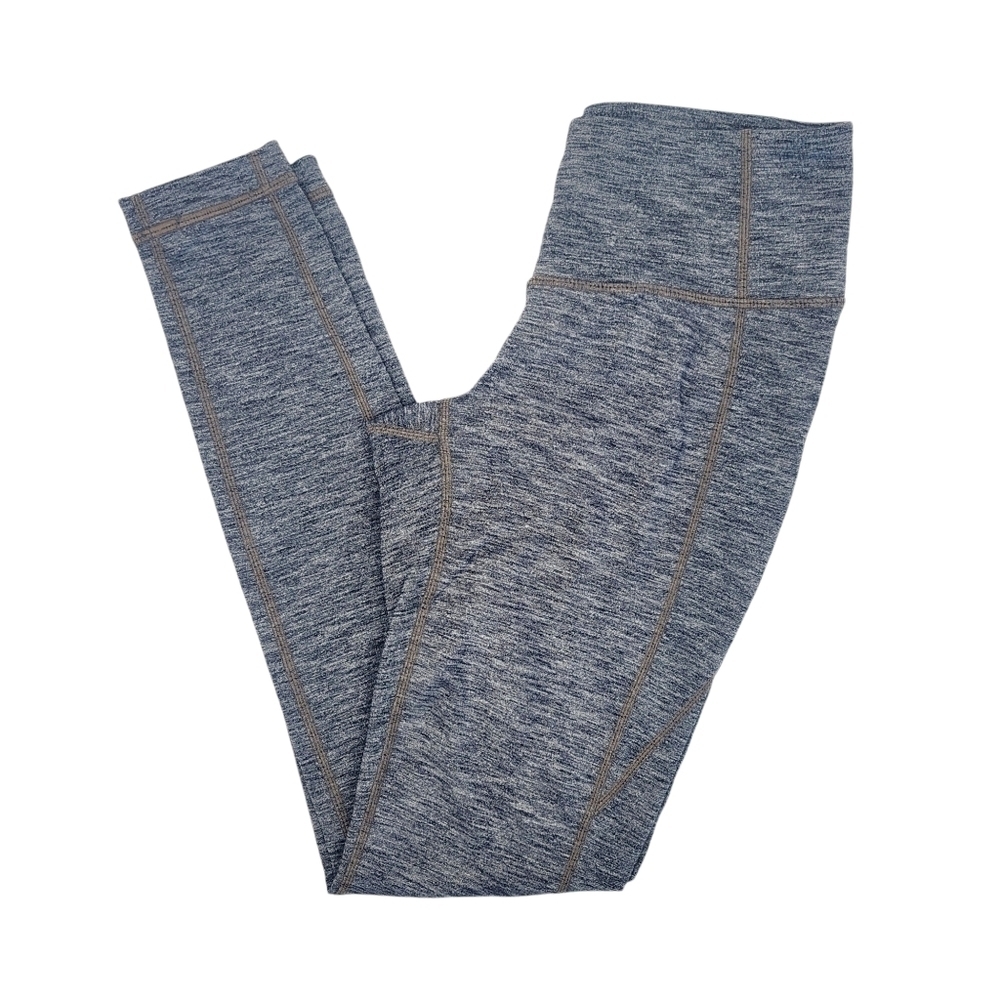 Athleta Heather Gray Mid-Rise Leggings